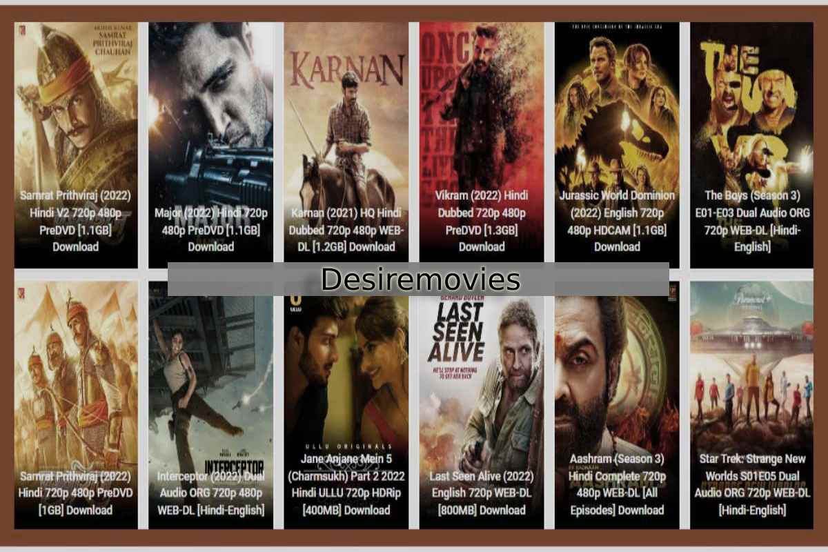 Desiremovies Platform for all the Popular Movie Content 2023